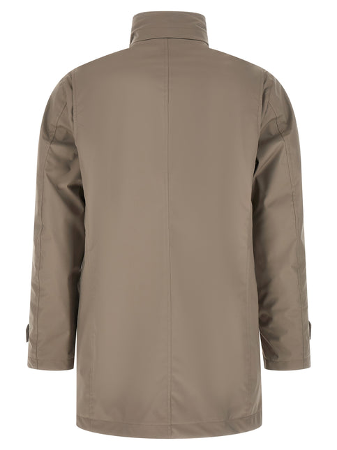 MooRER Gray Polyester Shell Jacket