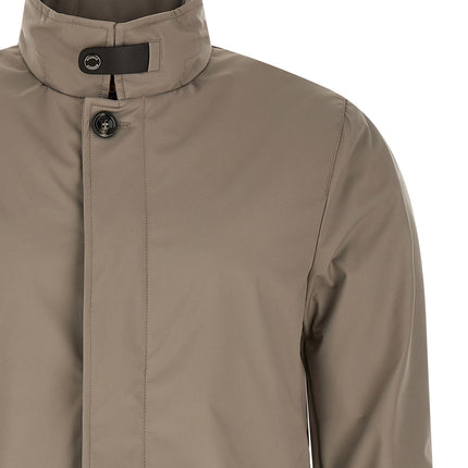 MooRER Gray Polyester Shell Jacket