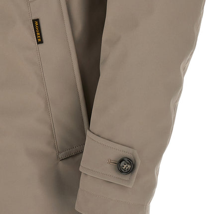MooRER Gray Polyester Shell Jacket