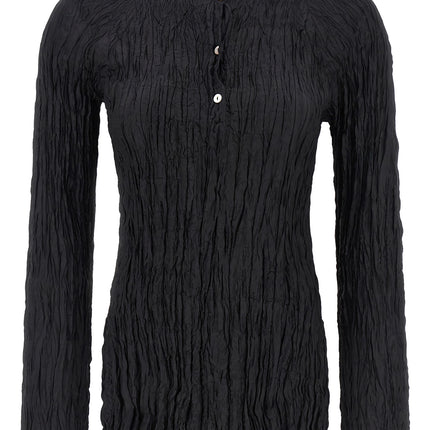 P.A.R.O.S.H. Black Silk Blouse