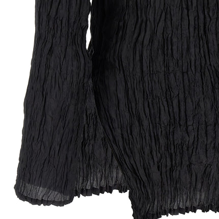 P.A.R.O.S.H. Black Silk Blouse