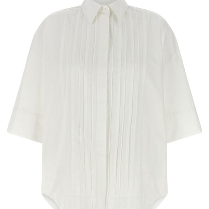 P.A.R.O.S.H. White Cotton Blouse