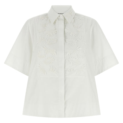P.A.R.O.S.H. White Cotton Blouse