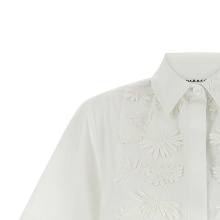 P.A.R.O.S.H. White Cotton Blouse