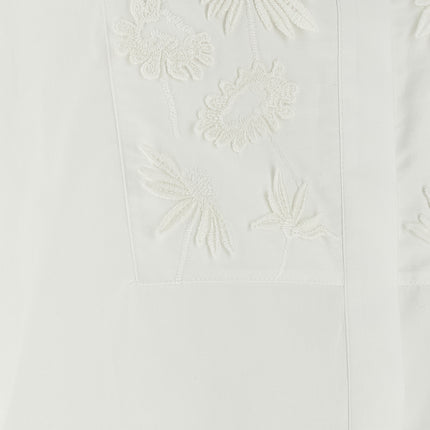 P.A.R.O.S.H. White Cotton Blouse