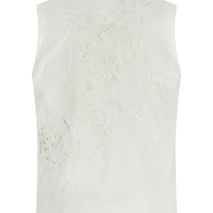 P.A.R.O.S.H. White Polyamide Blouse