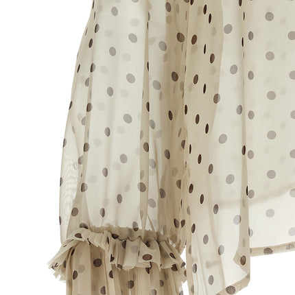 P.A.R.O.S.H. Beige Polyester Blouse