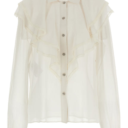 Alberta Ferretti Beige Acetate Blouse