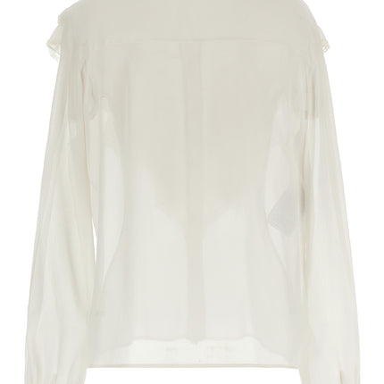 Alberta Ferretti Beige Acetate Blouse