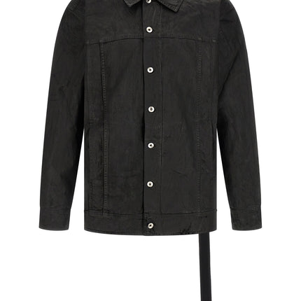 DRKSHDW Black Cotton Denim Jacket