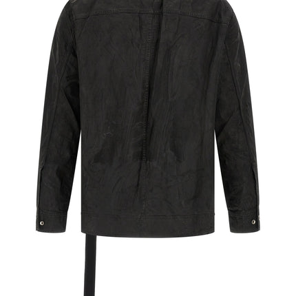 DRKSHDW Black Cotton Denim Jacket