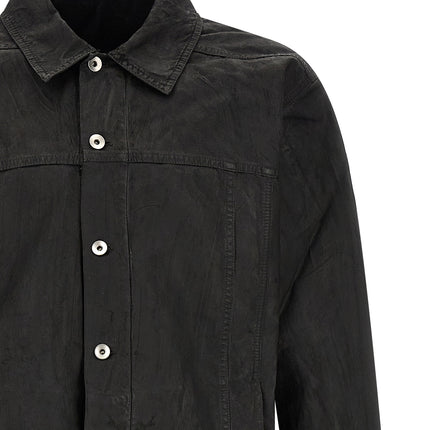 DRKSHDW Black Cotton Denim Jacket