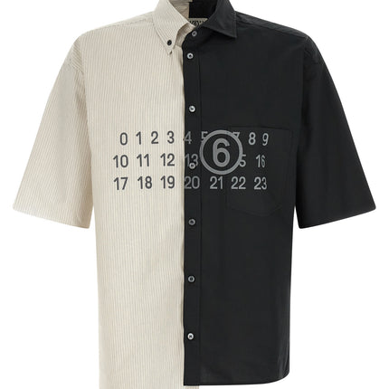 MM6 Maison Margiela Black Cotton Blouse