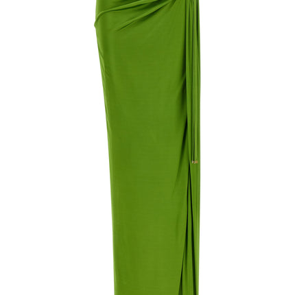 Elisabetta Franchi Bicolor Viscose Mini Skirt