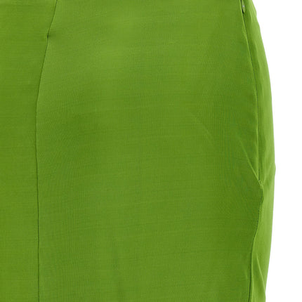 Elisabetta Franchi Bicolor Viscose Mini Skirt