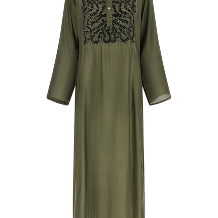 P.A.R.O.S.H. Bicolor Silk Long Dress