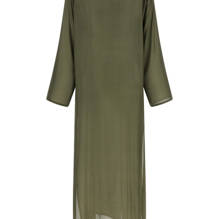 P.A.R.O.S.H. Bicolor Silk Long Dress
