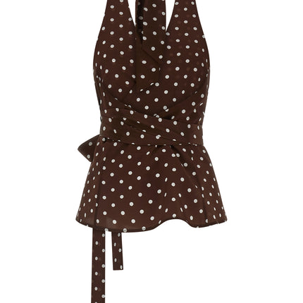P.A.R.O.S.H. Brown Silk Tank Tops