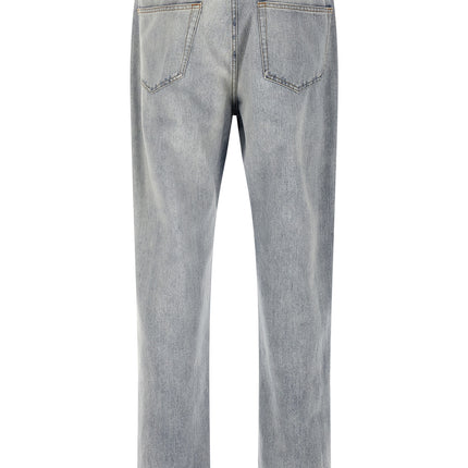 MM6 Maison Margiela Blue Cotton Relaxed Fit Jeans