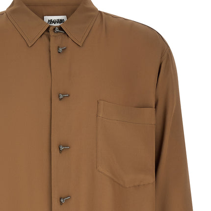 Magliano Brown Acetate Blouse
