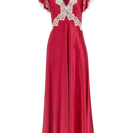 Alberta Ferretti Fuchsia Viscose Long Dress
