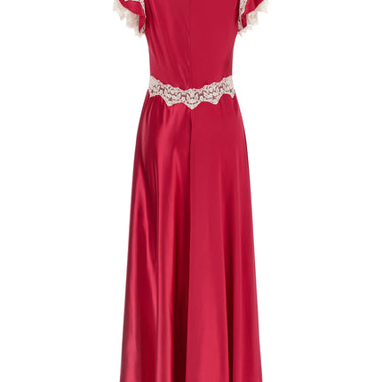Alberta Ferretti Fuchsia Viscose Long Dress