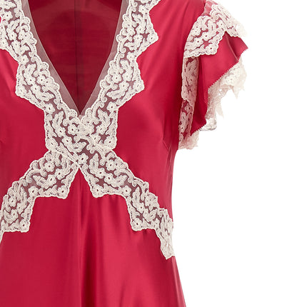 Alberta Ferretti Fuchsia Viscose Long Dress