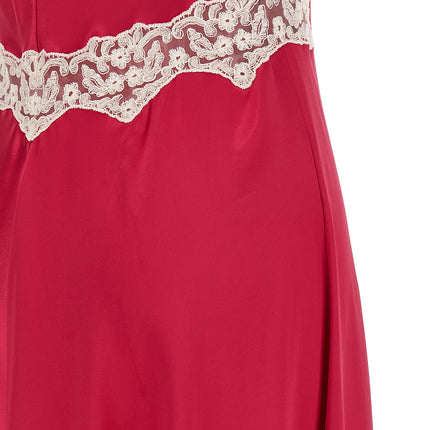 Alberta Ferretti Fuchsia Viscose Long Dress