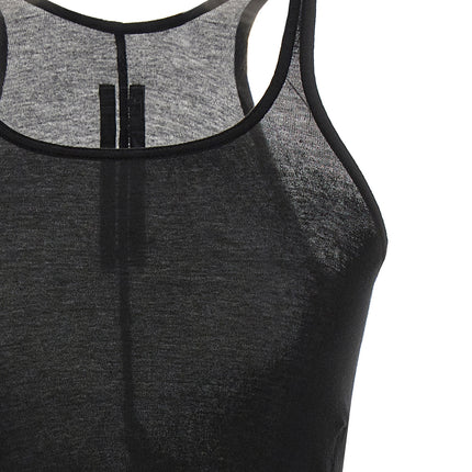 DRKSHDW Black Cotton Tank Tops