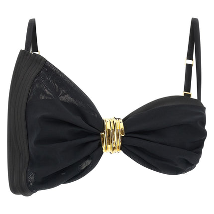 Elisabetta Franchi Black Polyamide Bra