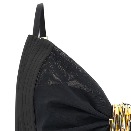 Elisabetta Franchi Black Polyamide Bra