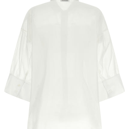 Peserico White Cotton Blouse