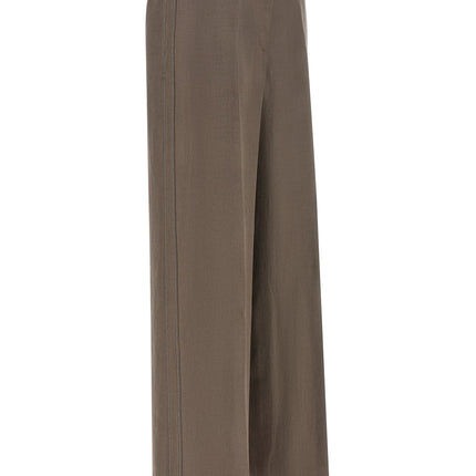 Peserico Brown Linen Pants