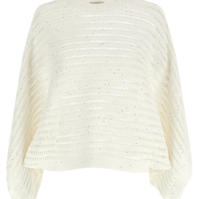 Peserico White Cotton Cardigan