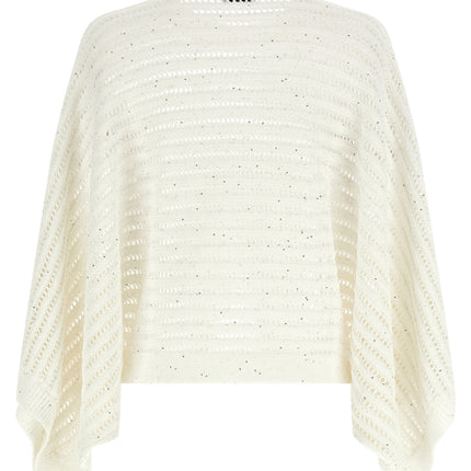 Peserico White Cotton Cardigan