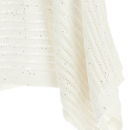 Peserico White Cotton Cardigan