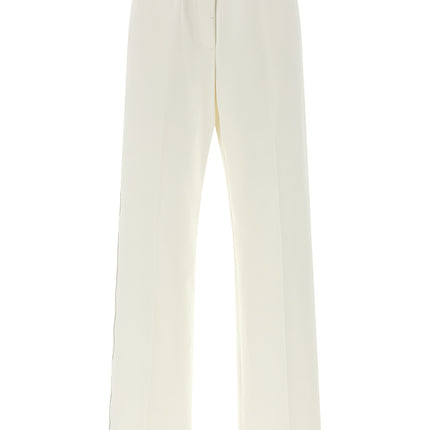 Peserico White Cotton Casual Pants