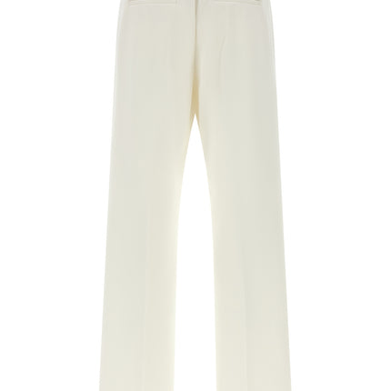 Peserico White Cotton Casual Pants