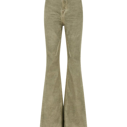 DRKSHDW Beige Cotton Bootcut Jeans