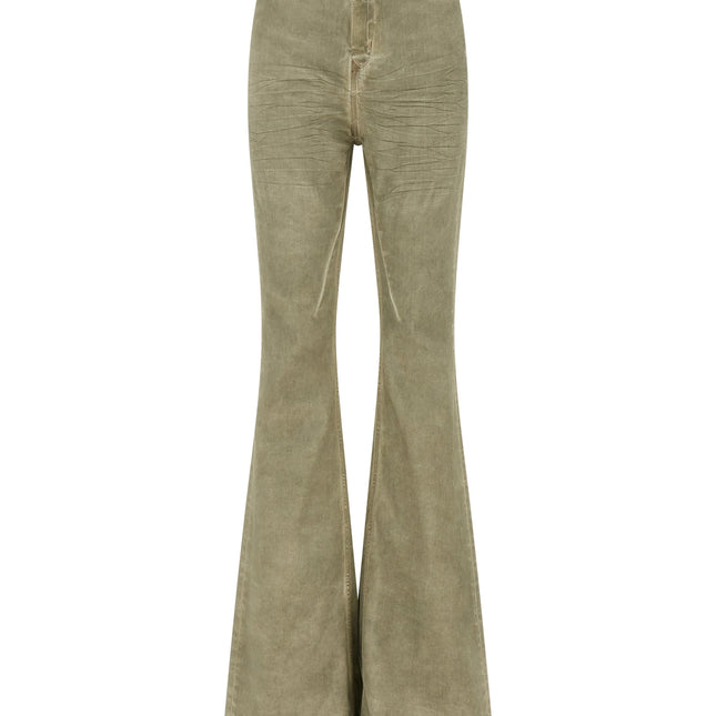 DRKSHDW Beige Cotton Bootcut Jeans
