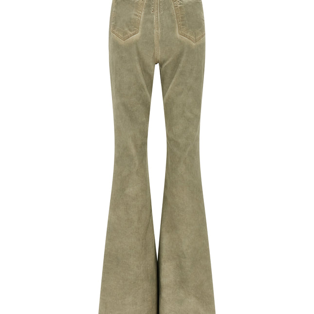 DRKSHDW Beige Cotton Bootcut Jeans