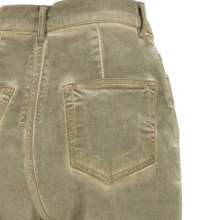 DRKSHDW Beige Cotton Bootcut Jeans