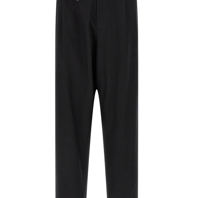 Magliano Black Cotton Casual Pants