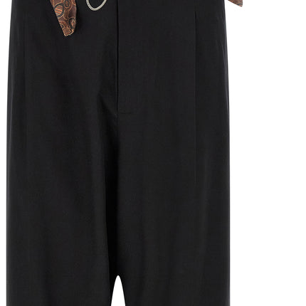 Magliano Black Cotton Casual Pants