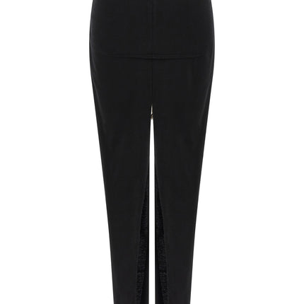 DRKSHDW Black Cotton Mini Skirt