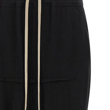 DRKSHDW Black Cotton Mini Skirt