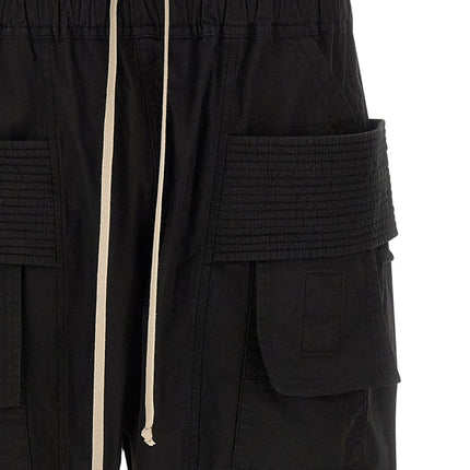 DRKSHDW Black Cotton Cargo Pants