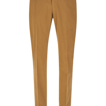 Incotex Brown Cotton Casual Pants