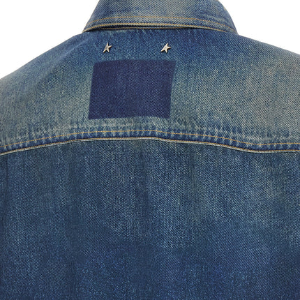 Golden Goose Blue Polyester Blouse