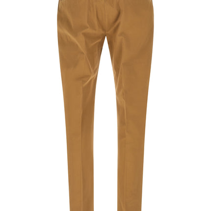 Incotex Brown Cotton Casual Pants